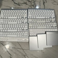 Lot Of Apple Keyboards 9 And Trackpads 3 - For Parts Battery Corrosion