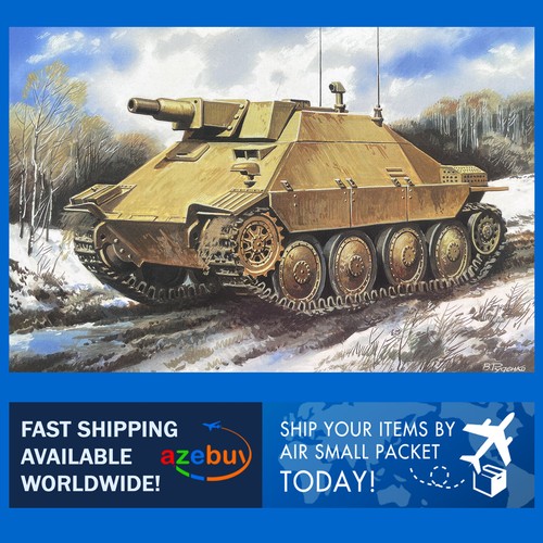 Carro armato da ricognizione tedesco Hetzer seconda guerra mondiale scala 1/72 kit modellino plastica UniModel 395