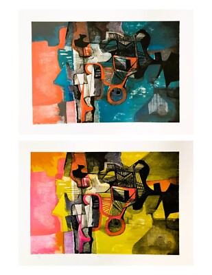 Roberto Burle Marx - TWO signed limited ed.  lithograph prints - Irere, Irere I