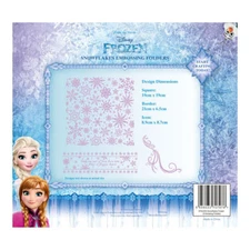 Tattered Lace Disney Frozen Snowflakes Embossing Folder - New
