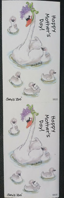 SUZY'S ZOO ''HAPPY MOTHER'S DAY'' SWAN STICKER MODULE #9805 