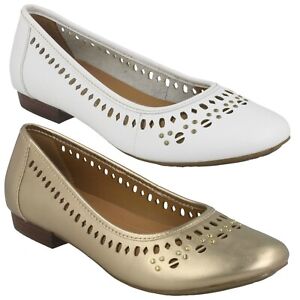 HENDERSON HOT LADIES CLARKS FLAT BALLET 