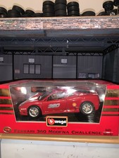 Burago 1/18 Scale Ferrari 360 Modena Red 3358 Diecast Model Boxed Mint