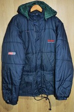 Kickers Puffer Quilted Jacket Blue Full Zip Insulated Oversized Mens Large L 