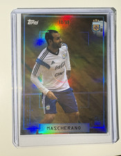 2025 TOPPS FOCUS ARGENTINA JAVIER MASCHERANO #26 FULL BLEED 18/99 SOCCER