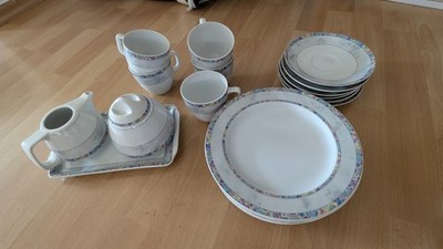 Eschenbach  Geschirr Form 970 guter Zustand 5 komplette Kaffee Gedecke  + 