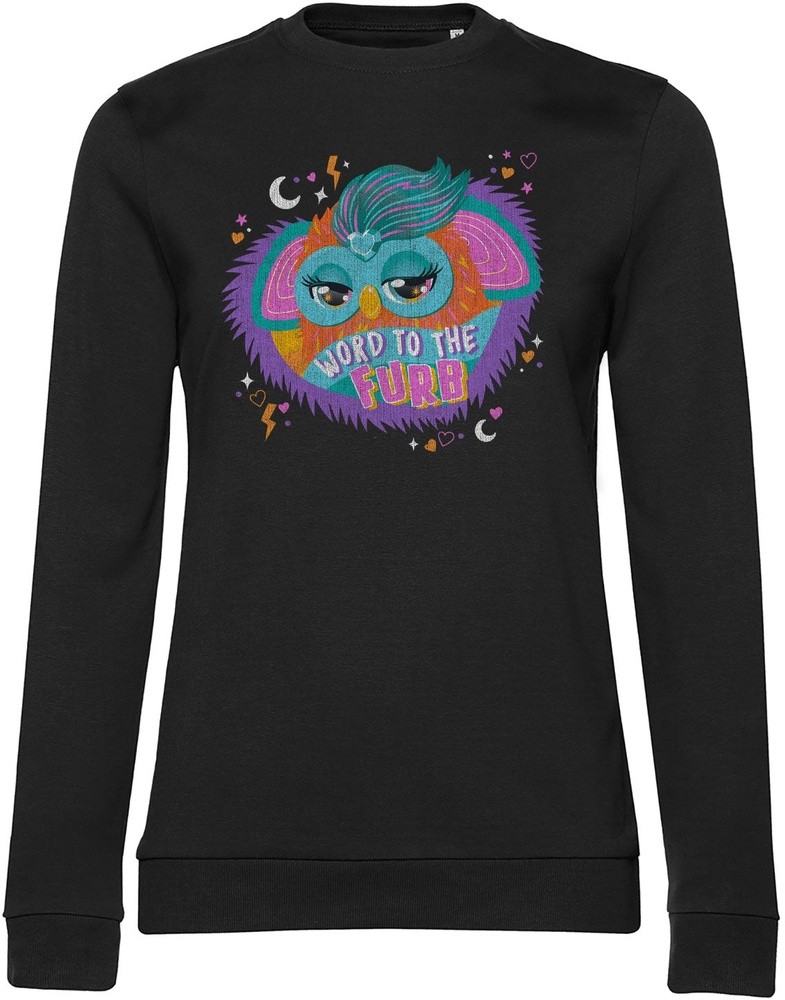 Furby Damen Pullover Word To The Furb Girly Sweatshirt HSB-53-FUR001 8990₽
