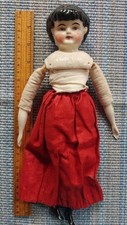 Vintage 12" Signed Artist Made China Head Doll Nicely Done