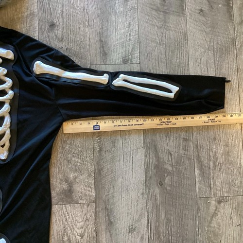 Skeleton Halloween Costume Adult One Size Fits Most - Picture 6 of 9