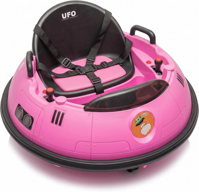 12V Kids Bumper Car with Remote Control, 360° Spin Electric Ride on Toy for Todd