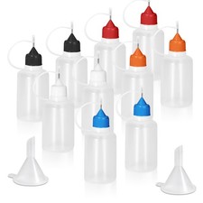 30ml Precision Tip Applicator Bottle, 12 Pcs 6 Color Fine Needle Tip Squeeze ...