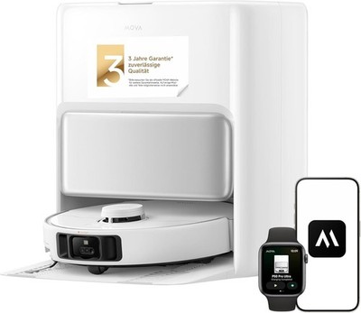 MOVA P50 Pro Ultra   High End Saug  & Wischroboter mit Auto Servicestation