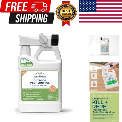 Outdoor Pest Control Spray with Natural Essential Oils - Mosquito, Ant, Insec...