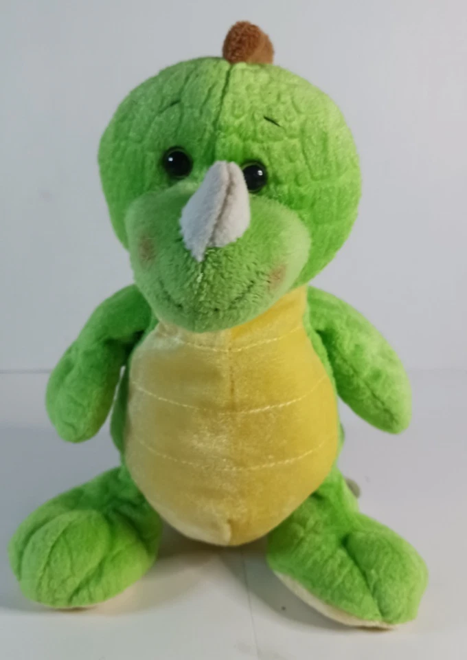 Ganz Webkinz Key Lime Dino Dinosaur 9" Plushie HM185 Beanbag - Image 3 of 4
