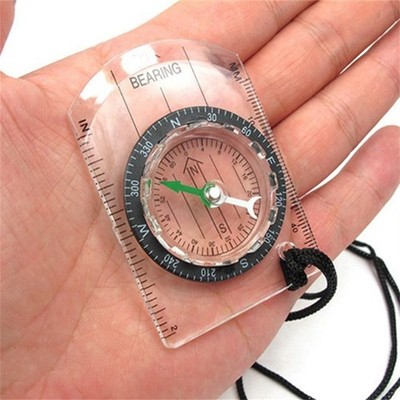 Field Use Ruler for Compass with Accurate 1mm Tolerance Inch MM Map Scales