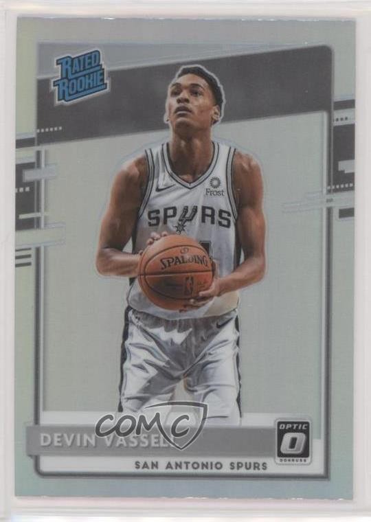 2020-21 Panini Donruss Optic Rated Holo Prizm Devin Vassell #161 Rookie RC