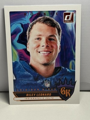 2025 Panini Donruss - Riley Leonard Rookie Gridiron Kings #RGK-RLD RC Colts