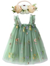 Layered Tulle Tutu Dress for Toddler Girls,Baby Girl Rainbow Tutu Princess Sk...