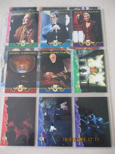 1996 SKYBOX BABYLON 5 SEASON 1 SERIES 2 COMPLETE 60 CARD BASE SET TRADING CARDS - Picture 13 of 16