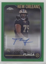 2024 Topps Chrome Rookie Green Refractor 93/99 Taliese Fuaga #RA-TFU Auto v1x