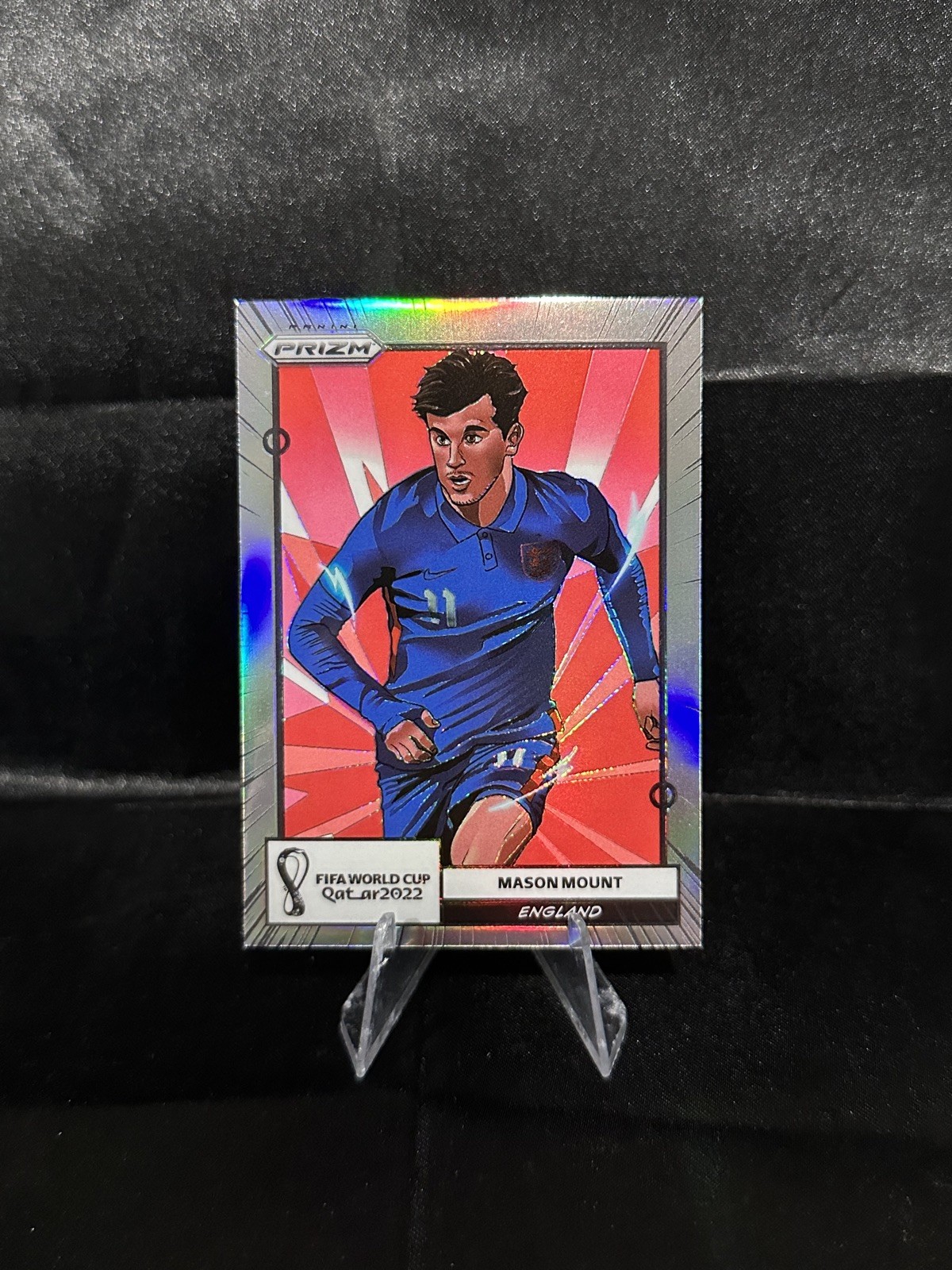 2022 Panini Prizm World Cup Mason Mount Manga SSP Case Hit Insert #5 England