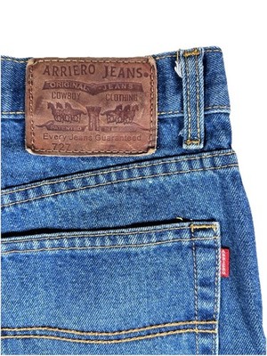Arriero Jeans Men s 32x31 Blue Denim Cowboy Western Straight Leg 100% Cotton