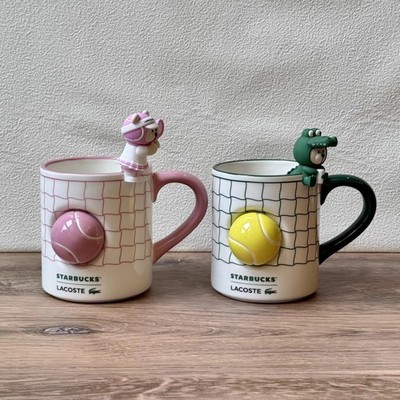 2026 China Starbucks × Lacoste collaboration Tennis Crocodile