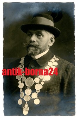 Postcard photo shooting king Landsberg am Lech Bavaria shooting chain E8