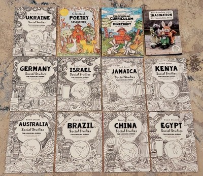   Lot 12 The Thinking Tree TRAVEL DREAMS Homeschool Curriculum OVER Orig. $250!