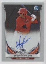 2014 Bowman Chrome Prospect Auto Breyvic Valera #BCAP-BV Auto xm5
