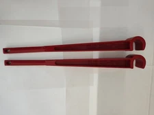 WHEELER-REX 8718 Valve Wheel Wrnch,Almnm,Sz 1-3/8" 38L082 LOT Of 2 