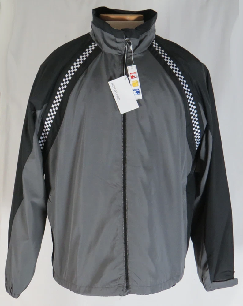 North End Gray and Black Water Resistant Lightweight Jacket, 3XL
Opens in a new window or tab