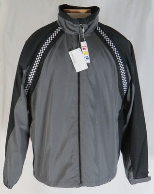 North End Gray and Black Water Resistant Lightweight Jacket, 3XL