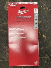 Milwaukee Compact Portable Band Saw Blades 