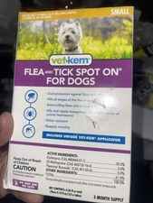 Flea, Tick Mosquito Medicine Vet Guard Plus for Small Dogs Lot Of 2