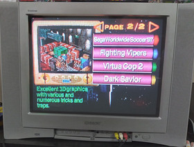 Sega Saturn Sega Screams Volume 1 Demo Disc Tested