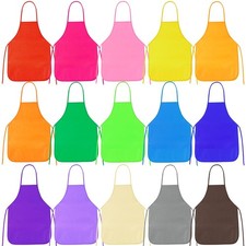 8 Pcs Kids Apron Painting Aprons, Kids Aprons for Painting Art Apron Smocks Bulk