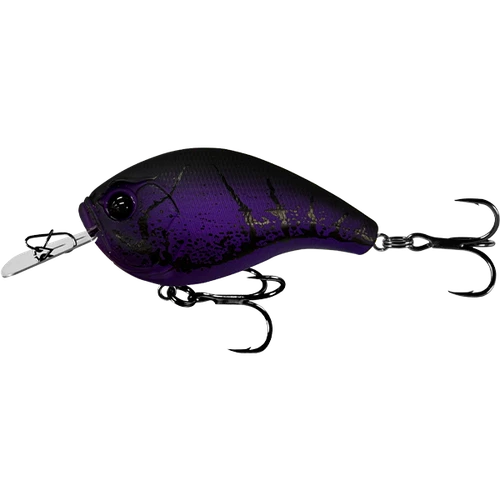 13 Fishing Lure Jabber Jaw 60 7-9ft Diving Crankbait - Matte Purple