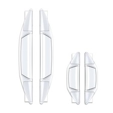 4PCS Car Door Anti-Collision Strip, Car Door Edge Guards, Auto Body Transparent