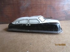 Vintage 1950's Tin Argo Black/White Police Car with Machine Gun - Made in Japan