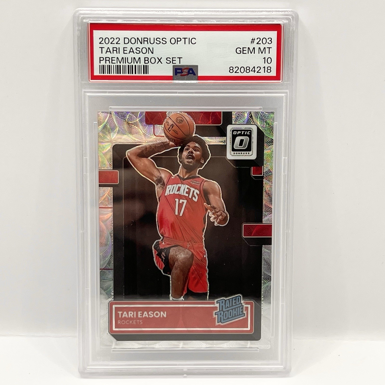 2022-23 Optic Premium Box Set Rated Rookie Tari Eason 203 Scope Prizm /249 RC