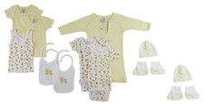 12-Piece Newborn Baby Unisex Gift Set Yellow