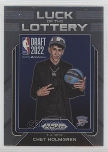 2022-23 Panini Prizm Luck of the Lottery Chet Holmgren #13 Rookie RC