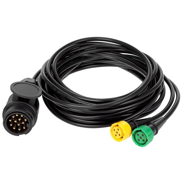 Kabelsatz AnhäNger 13-Polig 5M Stecker 2X 5-Polig RüCkleuchten IP67 Trailer Boot-image