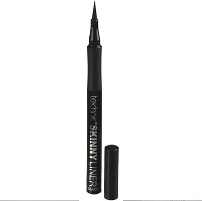 Technic Skinny Filzspitze flüssiger Eyeliner schwarz Präzisionsspitze weicher Griff Stift 1,5 ml