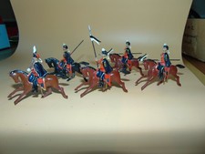 Britains pre-WW2 Prussian German Hussars Cavalry soldiers