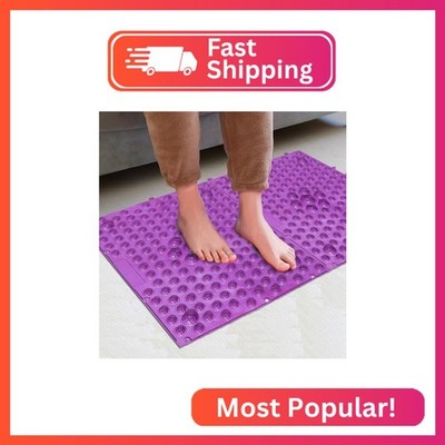 YOBEYI 2PCS Foot Massage Mat Acupressure Mat Foot Reflexology Walking Toe Plate
