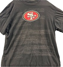 Vintage 49ers Black Shirt Men 2XL San Francisco Niners Casual Reebok Tshirt