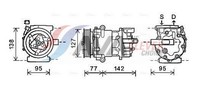 Kompressor Klimaanlage ** Clever Fit ** Ava Clever Choice FDAK469 12V FüR Ford