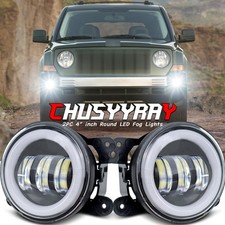 Pair Bumper Led Fog Lights For Jeep Patriot 2007 2008 2009 2010-2016 2017